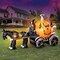 Collections Etc Halloween Carriage Inflatable Outdoor Holiday Yard Decoration